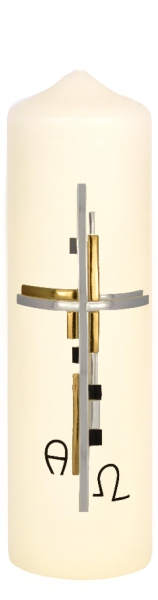 Ostertischkerze 220/70 mm, Dek. 3428